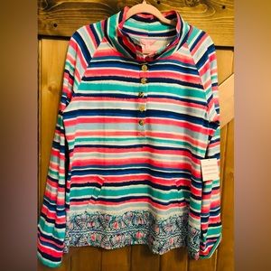 XL Lilly Pulitzer pop over with buttons in front. NEW with tags